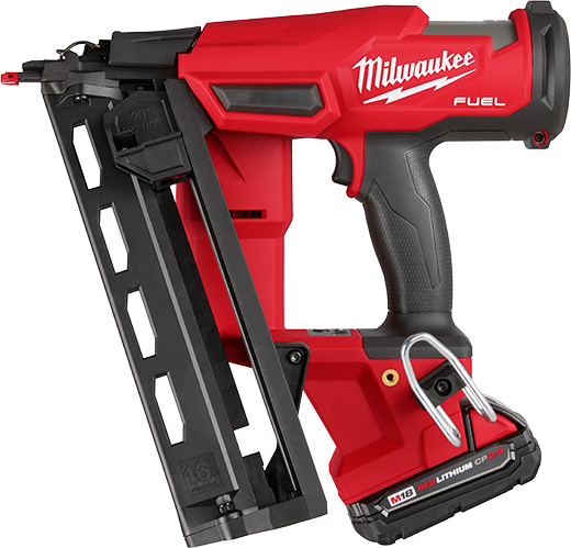 MILWAUKEE 2841-21CT M18 FUEL 16 Gauge Angled Finish Nailer Kit ( 284121CT )