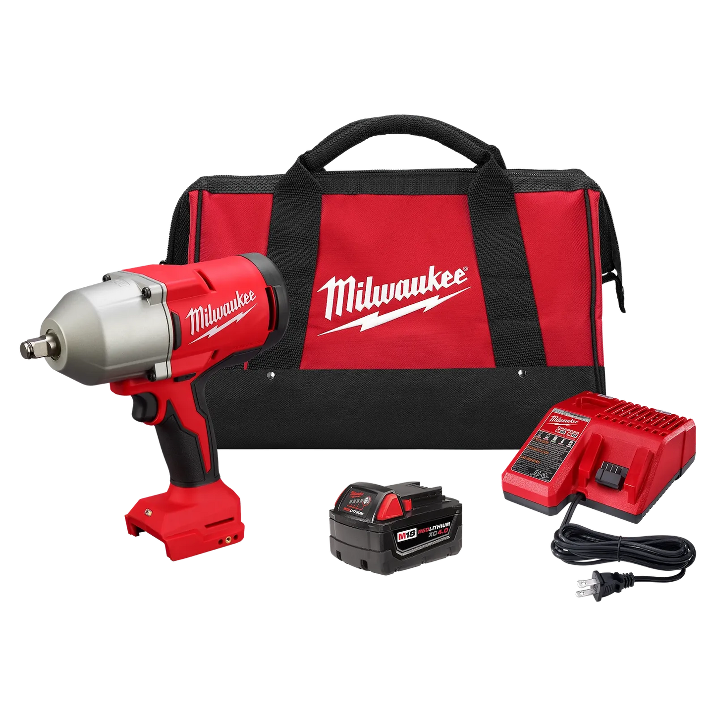 MILWAUKEE 2666-21B M18 Brushless 1/2" High Torque Impact Wrench w/ Friction Ring Kit ( 266621B )