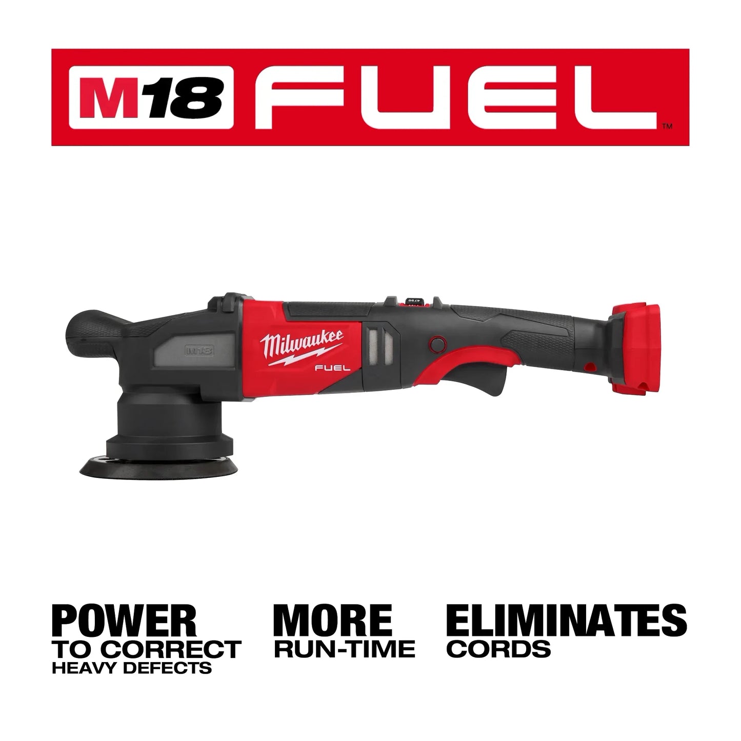 MILWAUKEE 2684-20 M18 FUEL 15mm Random Orbital Polisher ( 268420 )