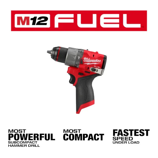 MILWAUKEE 3404-20 M12 FUEL 1/2" Hammer Drill/Driver ( 340420 )