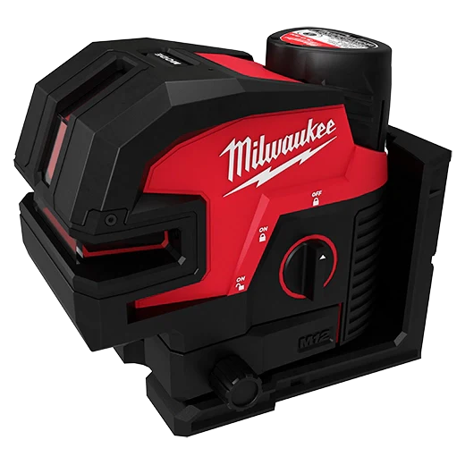 MILWAUKEE 3624-20 M12 Green Laser – Cross Line & 4-Points ( 362420 )