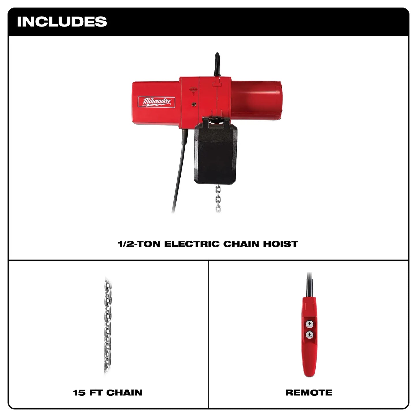 MILWAUKEE 9561 1/2 Ton Electric Chain Hoist ( 9561 )