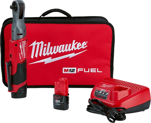 MILWAUKEE 2557-22 M12 FUEL™ 3/8" Ratchet 2 Battery Kit ( 255722 )